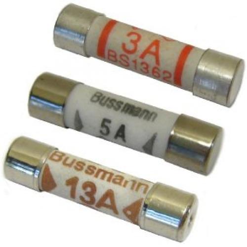 Domestic Fuses 3amp, 5amp and 13amp